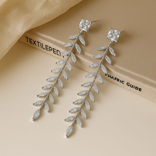 Celeste leaf all Drop Earrings